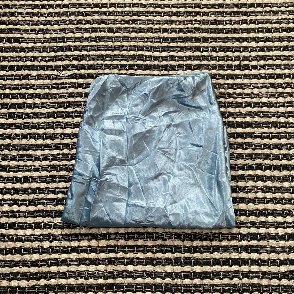 🌿Vince Womens Satin Slip Powder Blue Midi Skirt L
